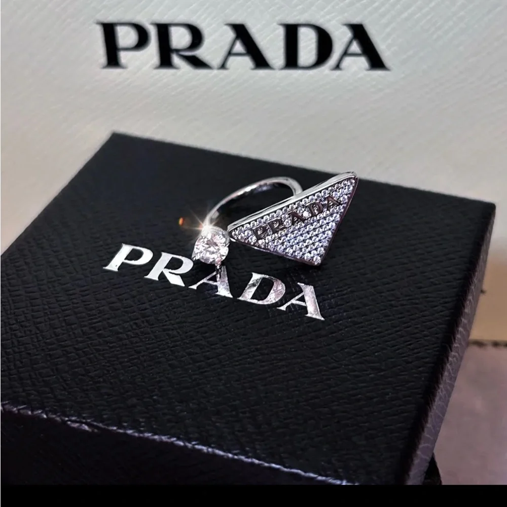 Authentic Prada Symbole Ring - Picture 5 of 12